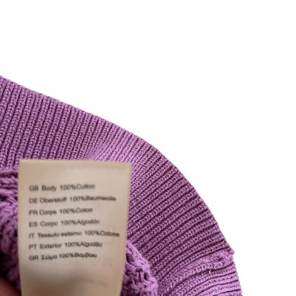 Scotch & Soda Amsterdam Girls Purple Sleeveless Crochet Flower Top Size 12 NWT - Picture 9 of 11
